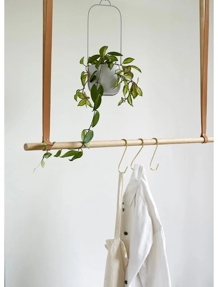 Juro 2 db világosszürke függő vas virágtartó - Hübsch