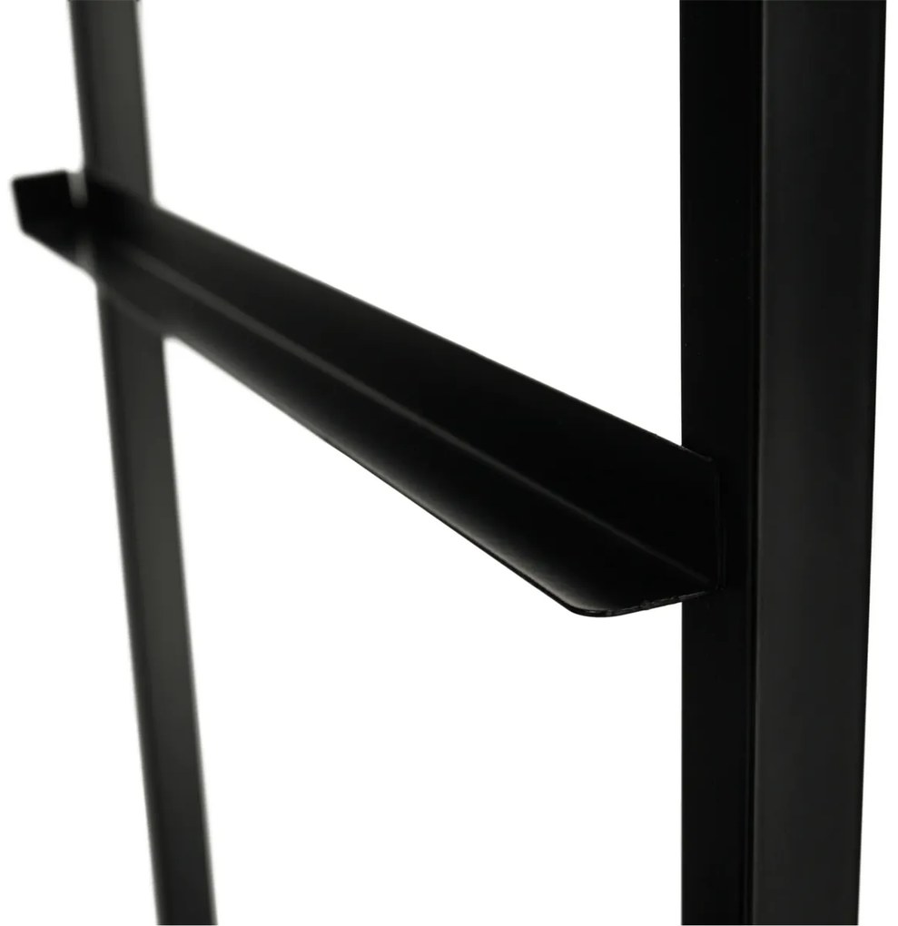 PALMERA szekrény szövet fiókokkal, fekete