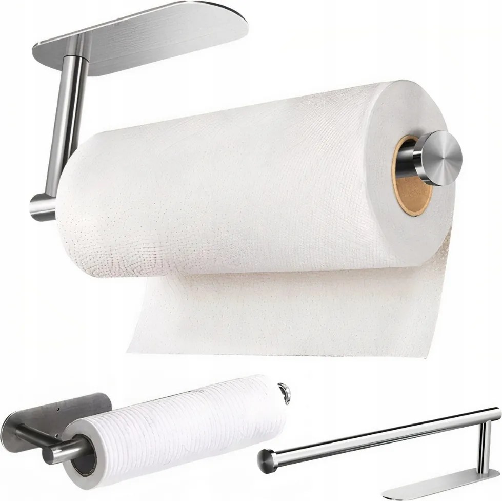 Fogantyú Papírtörlő fali öntapadós csavarozható konyhai akasztó