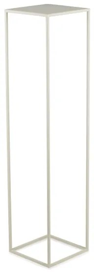 Virágállvány 100x24 cm krémes