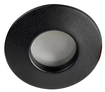 6 darabos modern fekete süllyesztett spotlámpa készlet IP44 - Gap