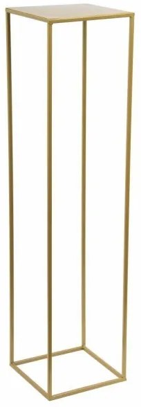 Virágállvány 130x24 cm arany színben