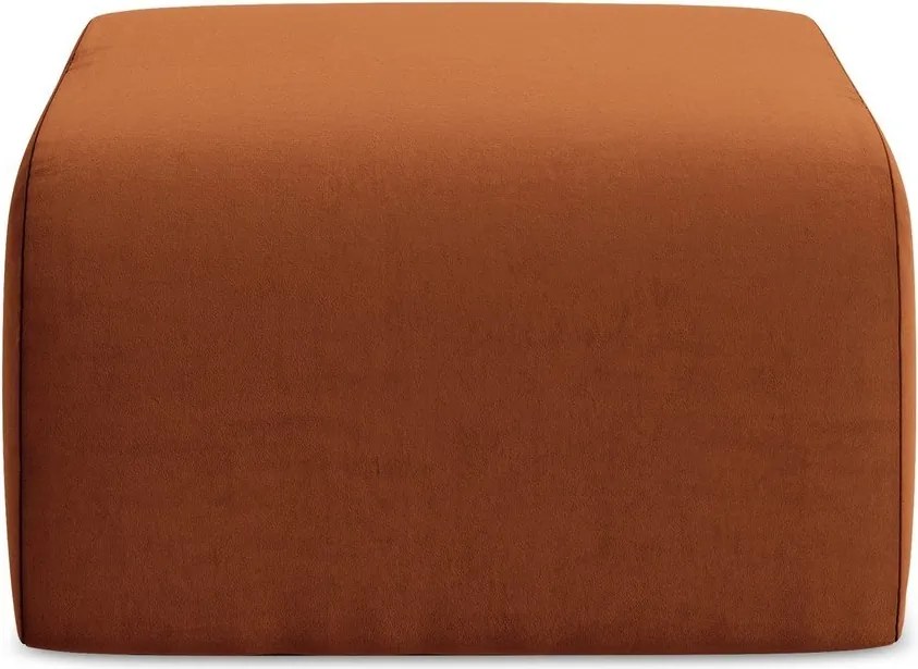 Terrakotta színű bársony lábtartó Lani – Makamii