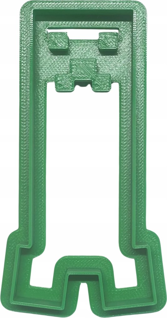 Minecraft Creeper alakú tortaforma