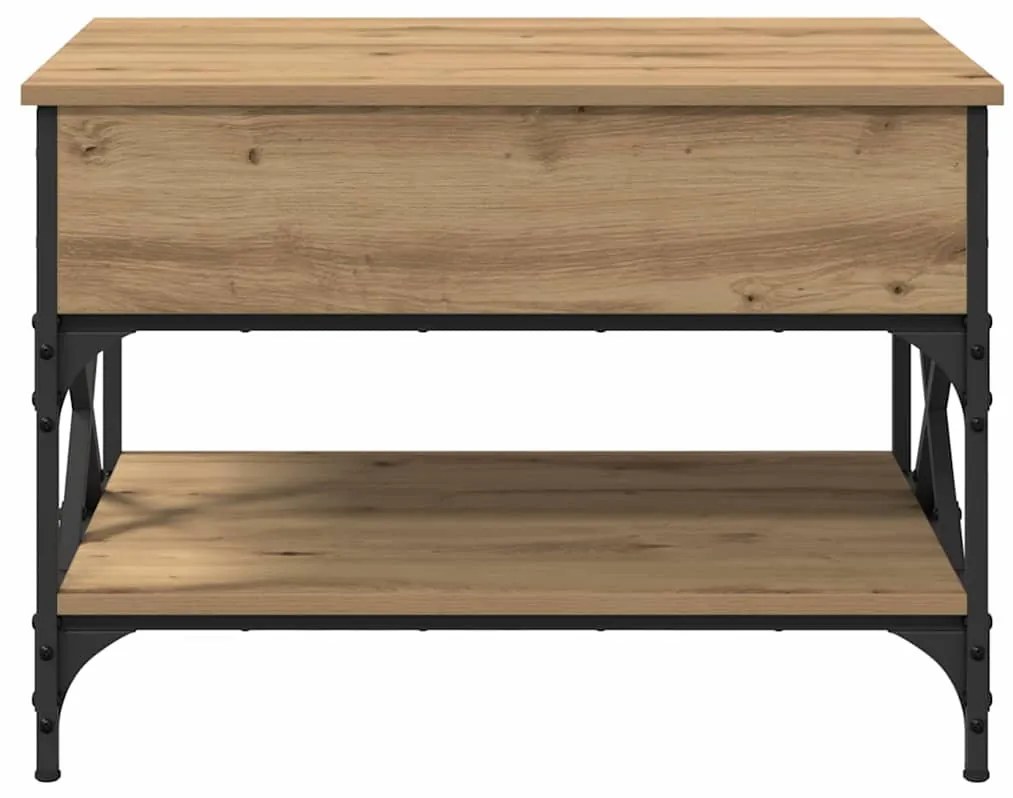 Dohányzóasztal Artisan tölgy 70x50x50cm Faanyag