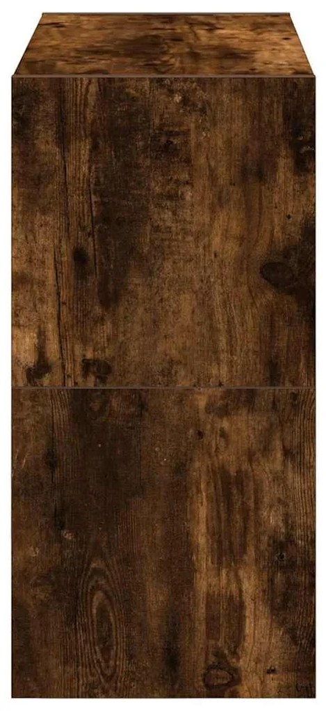 2 db füstös tölgy cipőtartó állvány halmozható 60 x 30 x 30,5cm