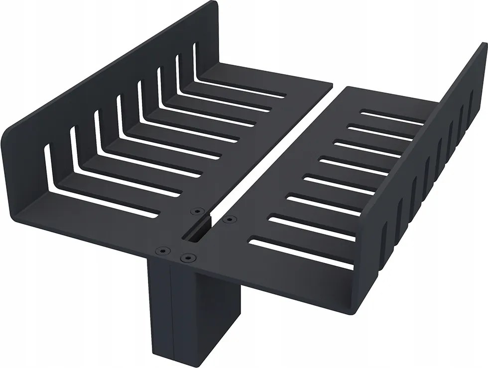 Nimco Unix fekete üveg zuhanypolc 2091-DL-25-90