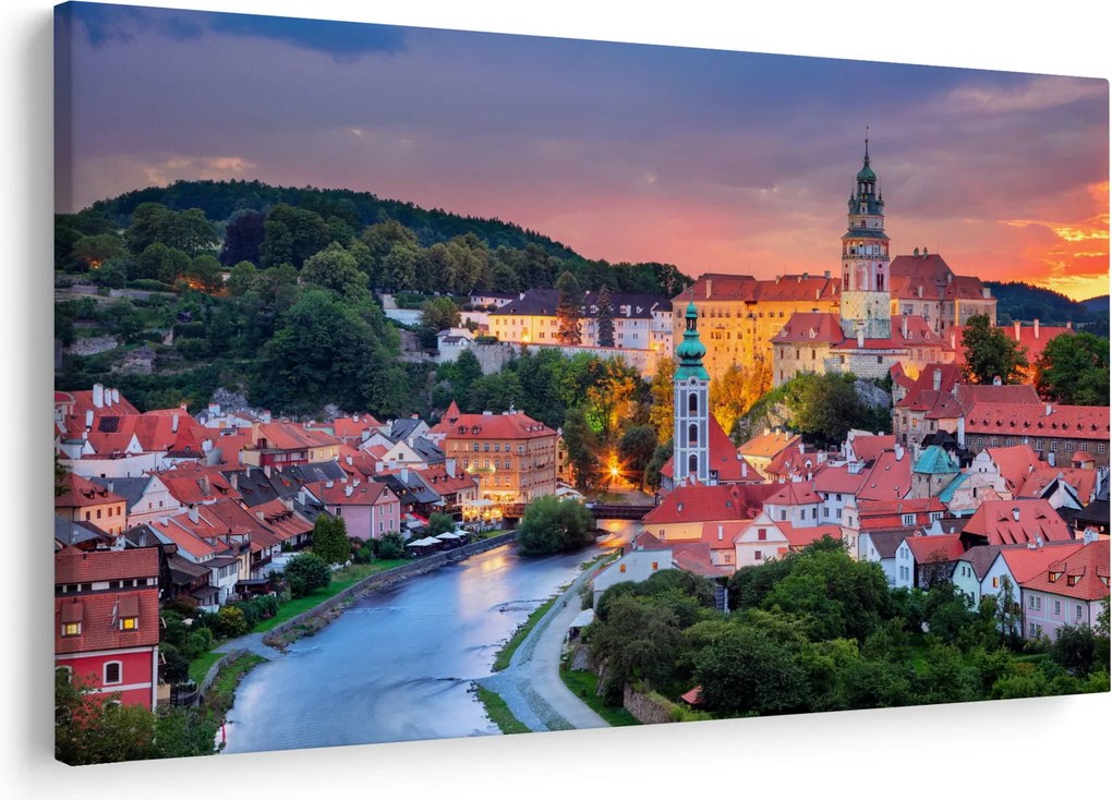 Kép - Český Krumlov (90x60 cm)