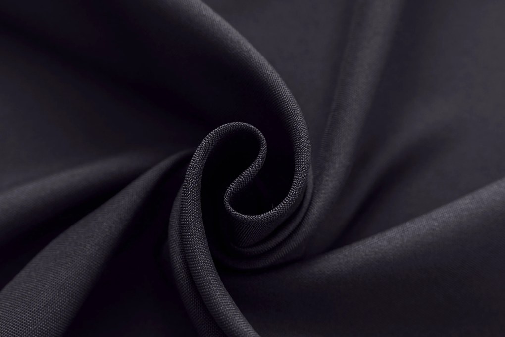 OXFORD LIGHT sötétszürke függöny 140x250 cm Felfüggesztés: Hullámos sínszalag