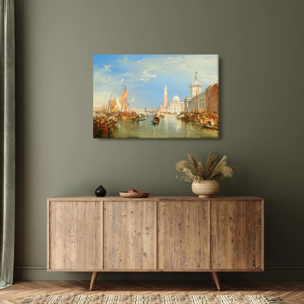 Kép - Joseph Mallord William Turner, Venice the Dogana and San Giorgio Maggiore, reprodukciók (90x60 cm)