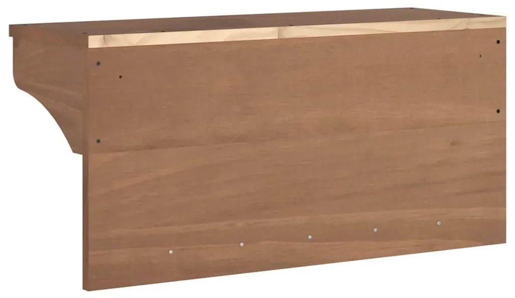 SANDNES tömör fenyőfa falra szerelt kabátállvány 87x30x42 cm