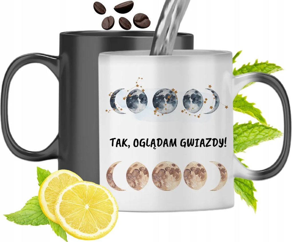 Mágikus Bögre Csillagjegyek Színváltó Nyomtatott Fényképpel