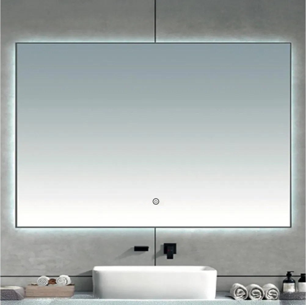 Brilagi -LED Fürdőszobai tükör DESIO LED/28W/230V 60x80 cm IP44 CRI 90 dimmelhető + CCT