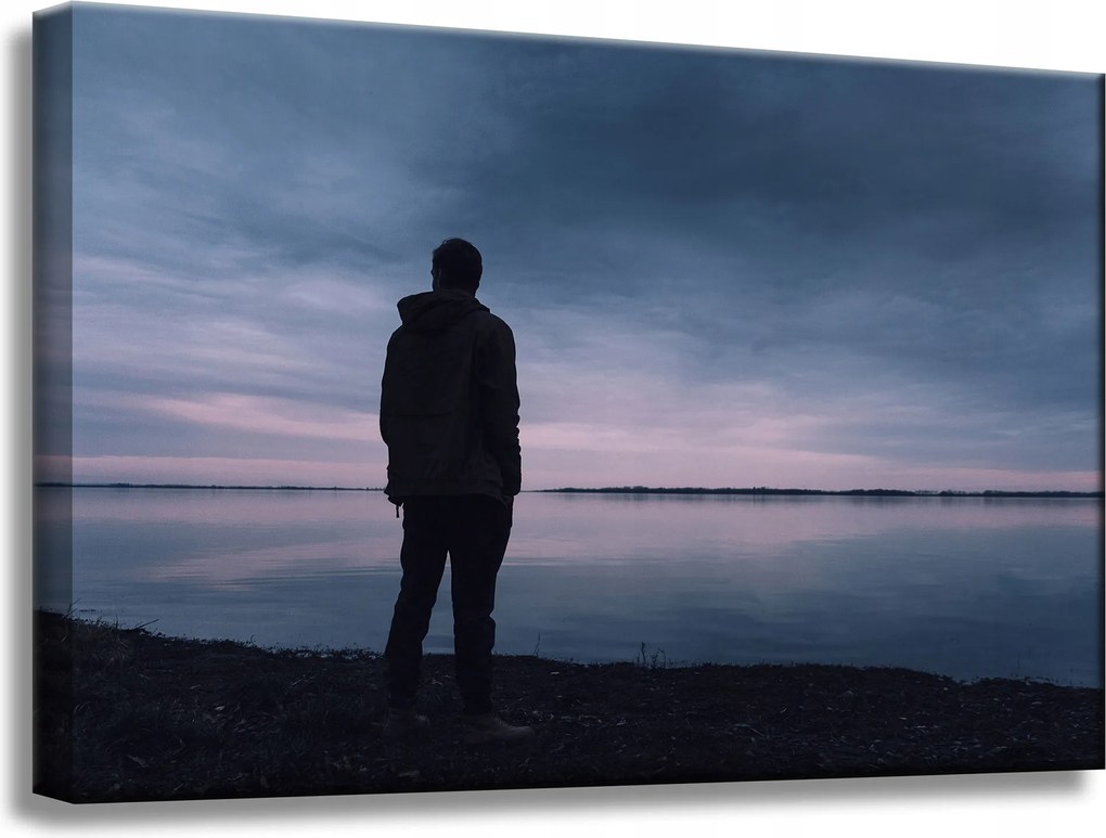 Vászonkép Természet Tó Nyugat 60x40 cm