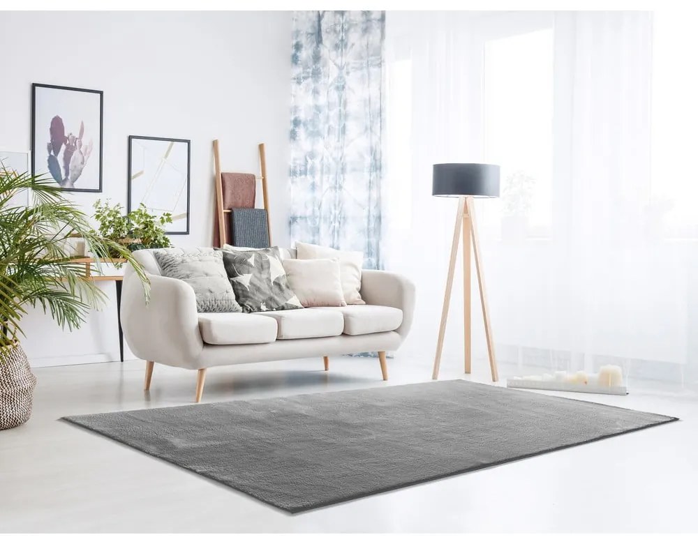 Loft antracitszürke szőnyeg, 140 x 200 cm - Universal