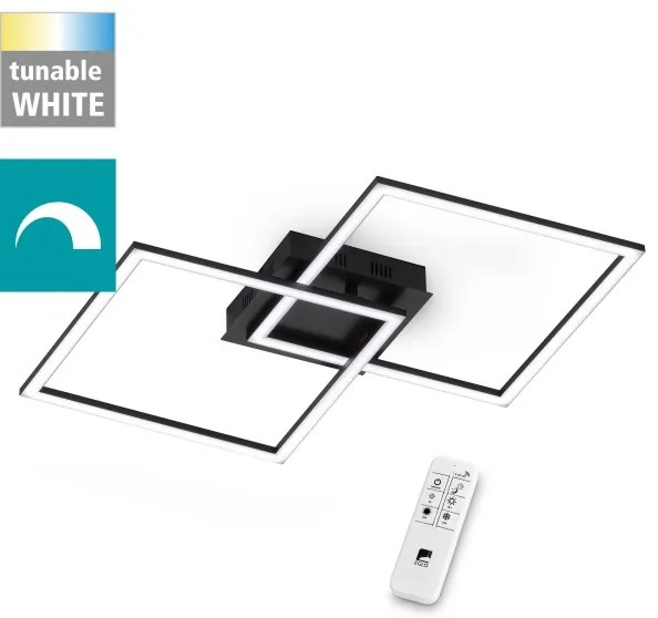 Eglo 75553 - LED Dimmelhető felületre szerelhető csillár PALMAVES LED/28W/230V 3000-6500K+távirányító