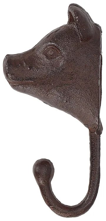 Öntöttvas akasztó, malacos, 7 x 14 cm