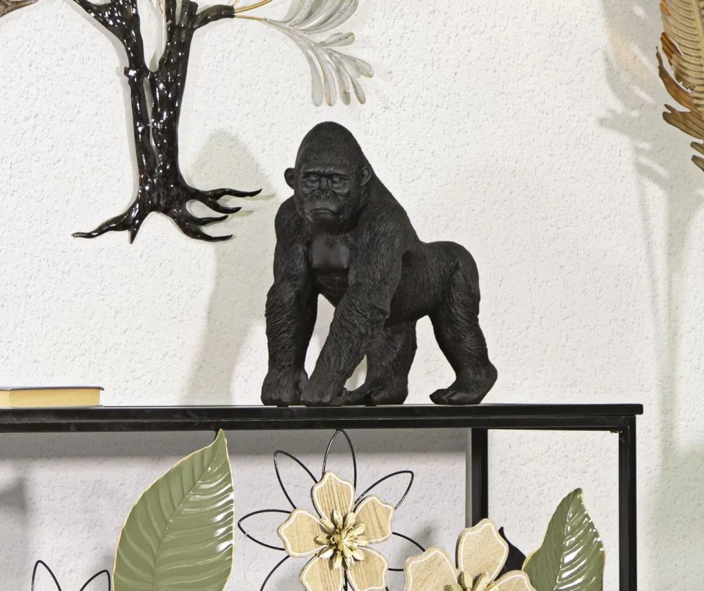 Fekete gorilla 35x21,5x37,5 cm