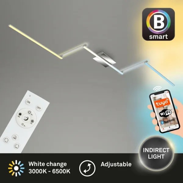 Brilo 3737-018-LED Dimmelhető mennyezeti lámpa SMART LED/24W/230V Wi-Fi Tuya + távirányító