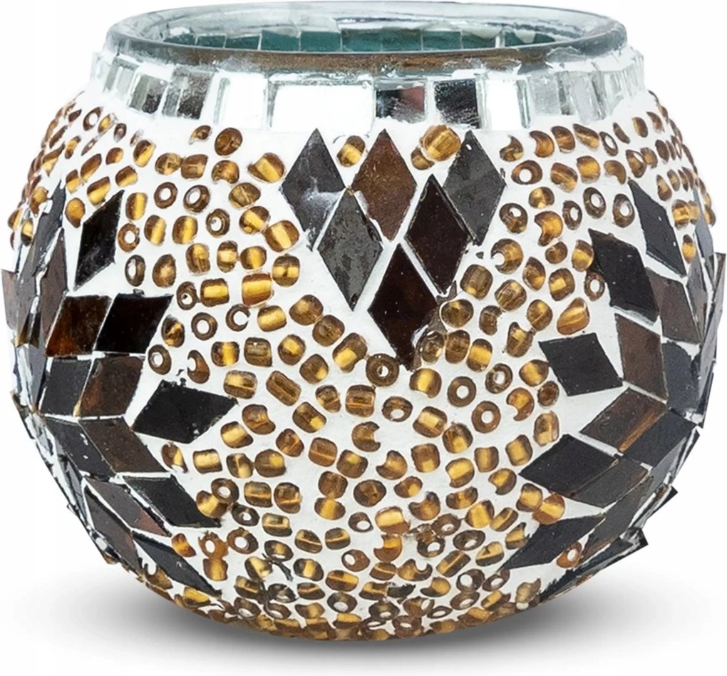 Lampion Gyertyatartó Teamécses Kézzel Készített Keleti Mozaik