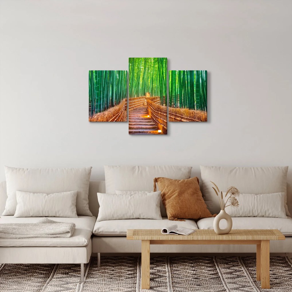 Kép - Japán bambusz erdő (90x60 cm)