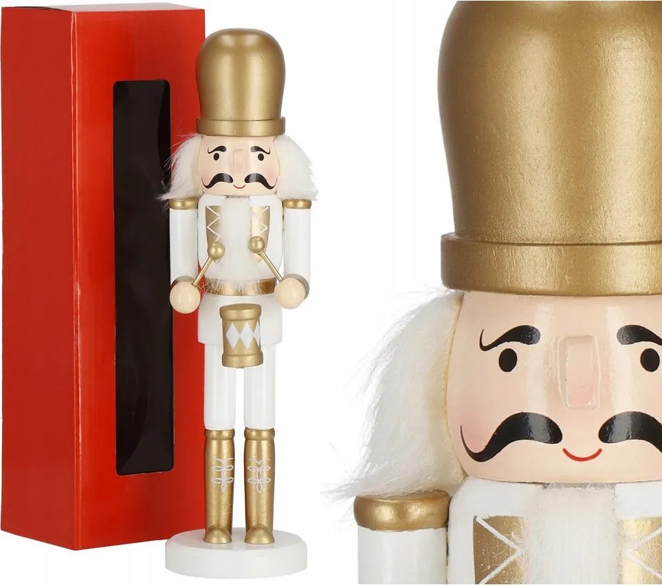 Nagy Diótörő Figura Karácsonyi Dekoráció Fa Katona XL