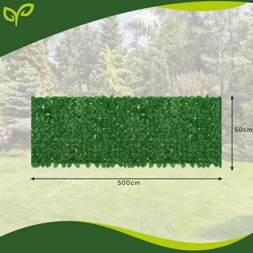 Artificial hedge for balcony 5x0.5m Gardlov 25342