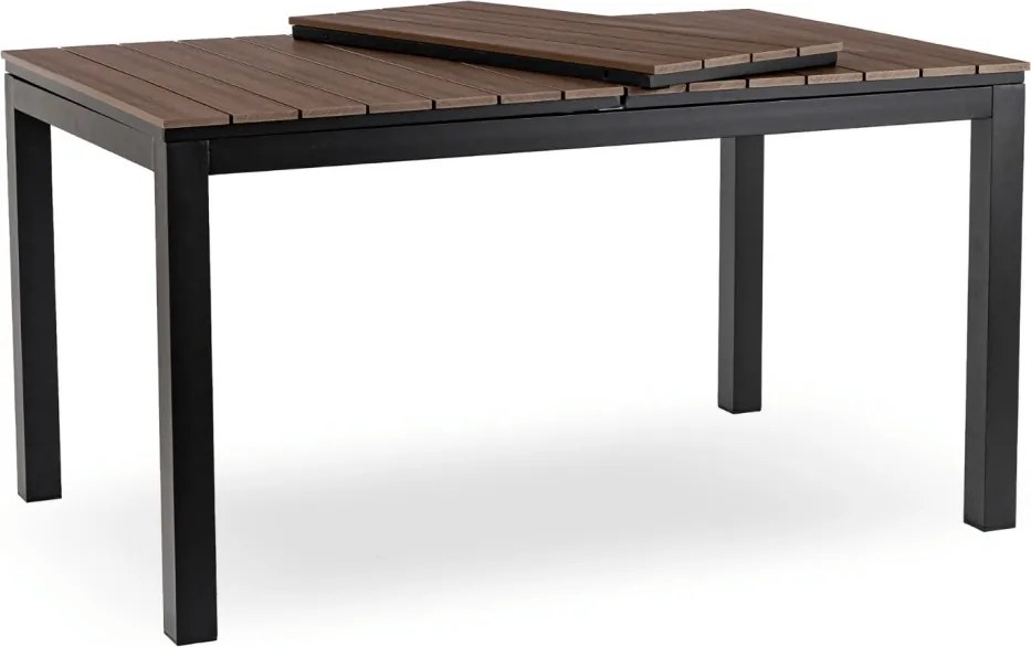 ARGOS kerti asztal 140-180 cm, dió-fekete