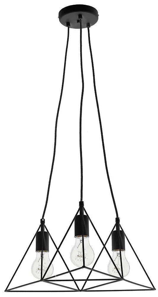 Luminex Függeszték TREKANT 3xE27/60W LU5832
