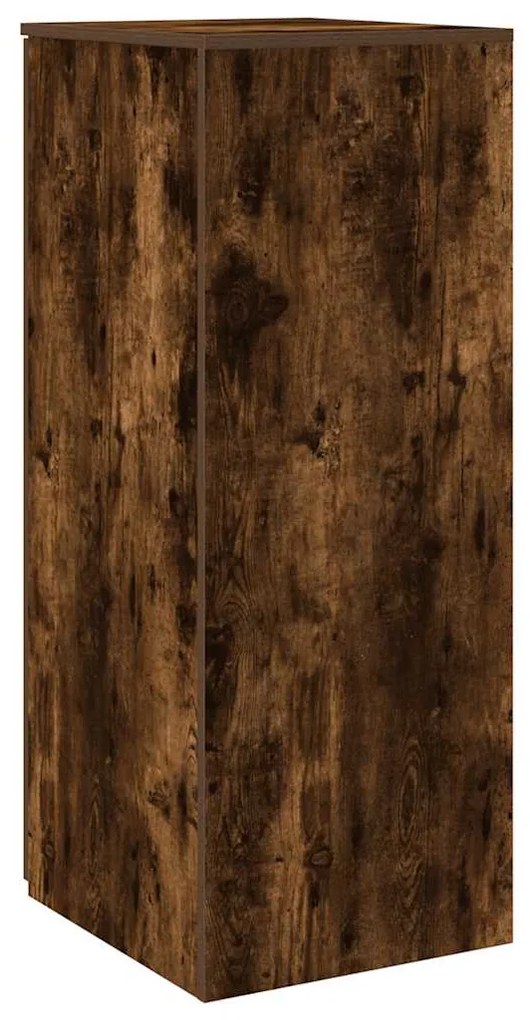 tároló szekrény füstös tölgy 40x45x103,5 cm szerelt fa