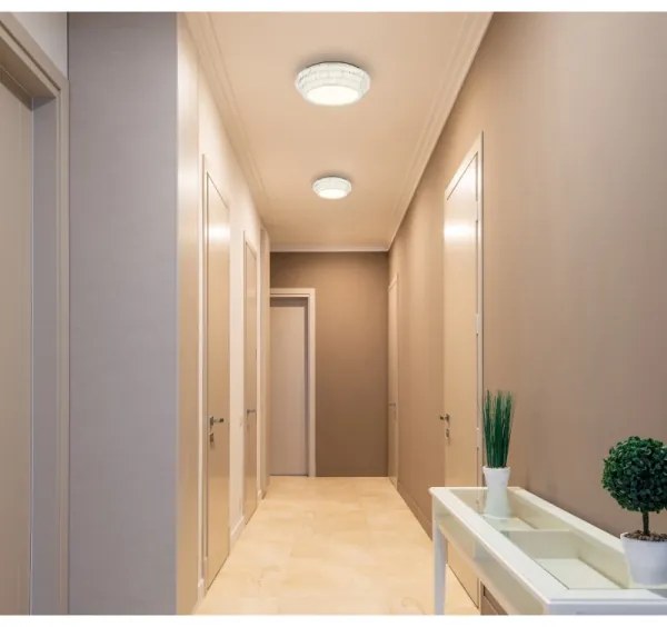 Globo 68157-58- LED dimmelhető mennyezeti lámpa KLARA 58W/230V 2700-6000K átm.60cm fehér+távirányító