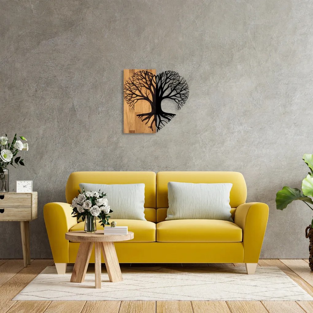 Love fa fali dekoráció, 58×60 cm