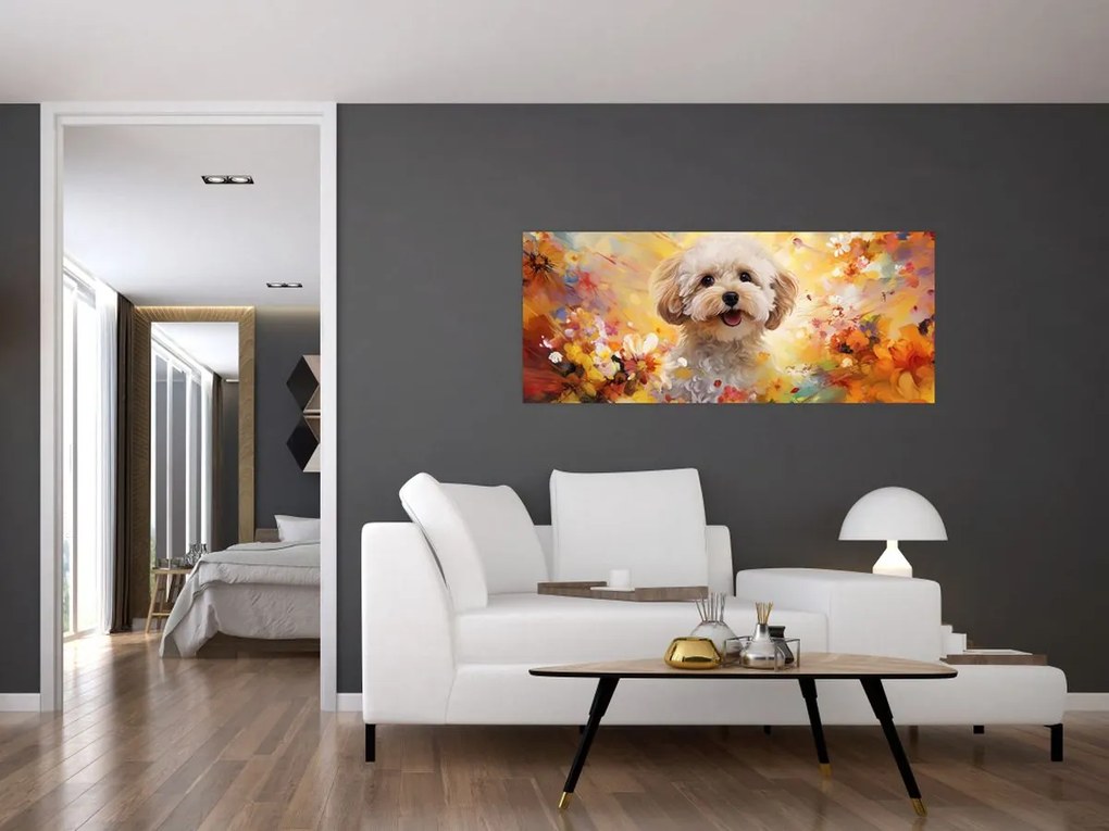 Kép - Boldog kutya (120x50 cm)