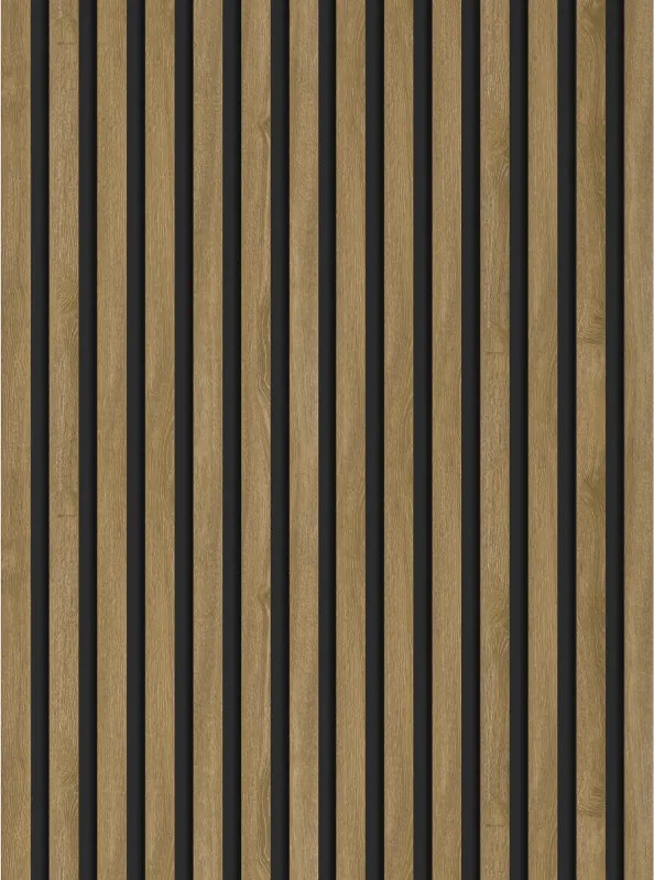 Mexen Lam-B fali lamellák 275 x 31,5 cm, 4 mm HDF lemez, Klasszikus Tölgy - S100-275317-2812-072