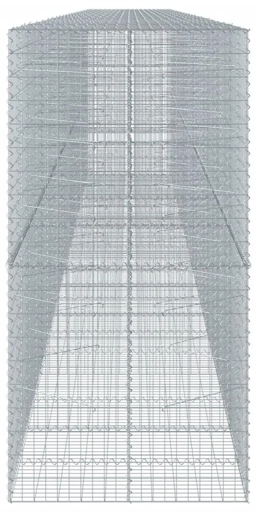 horganyzott vas gabion kosár fedéllel 1100 x 100 x 200 cm