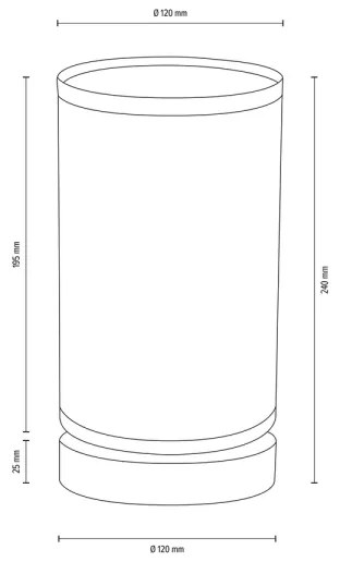 Spot-Light DO70884174 - Asztali lámpa FIRE 1xE27/25W/230V tölgy/bézs