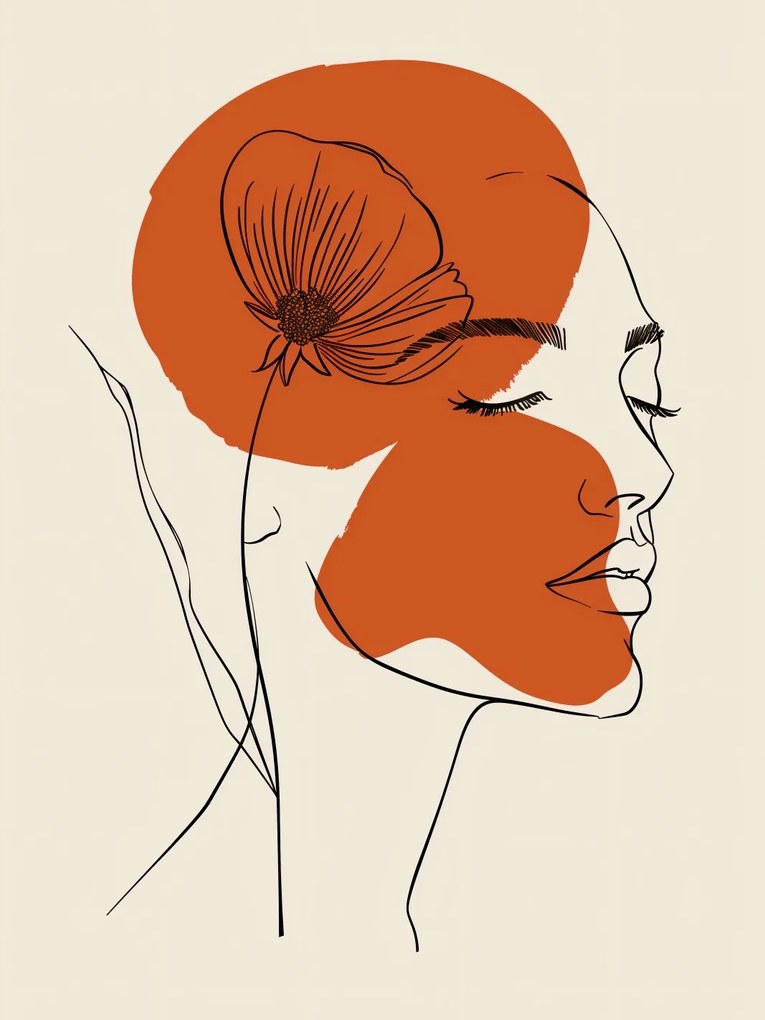 Poszter 60x80cm Meleg virág