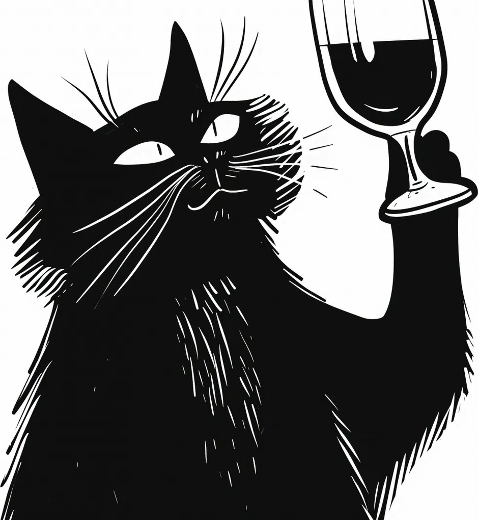 Poszter 50x50cm Macskavirtuóz