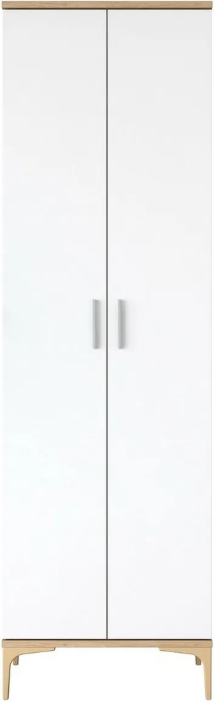 Jeny Walnut and White szekrény