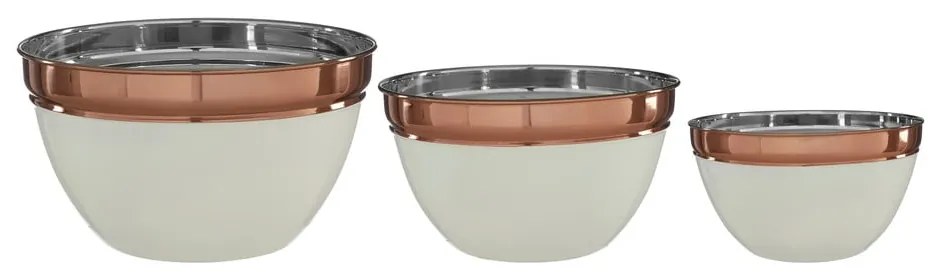 Rézszínű-bézs rozsdamentes acél tál ø 26 cm Prescott – Premier Housewares