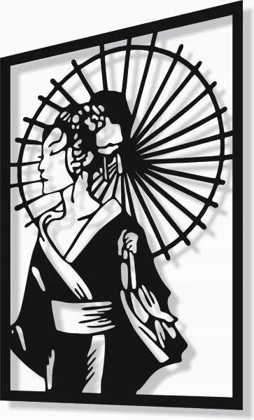 3D Áttört Kép 42X30 Geisza Fali Dekoráció