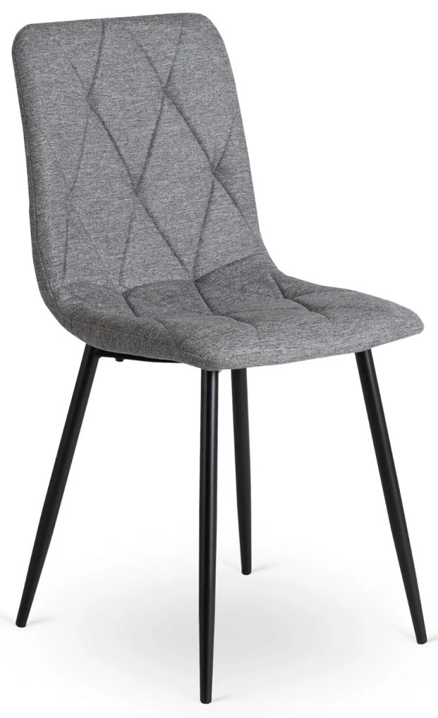 Étkezőgarnitúra 6 db. Szürke Robin székkel. Bővíthető asztal HARRY 102-142 cm