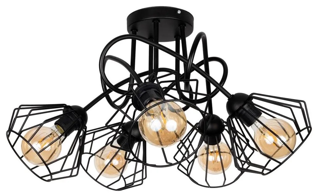 Felületre szerelhető csillár CEED 5xE27/60W/230V