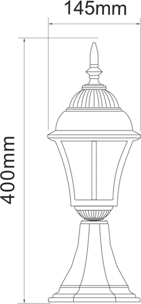 Polux PARIS 302052 Állólámpa 2x3W/LED 3000K 350LM IP43