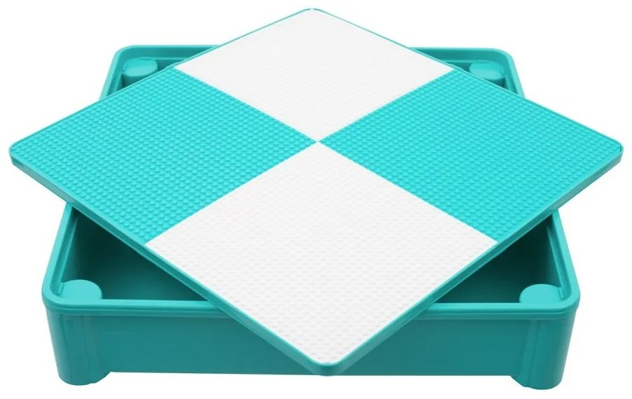 New Baby Gyermek szett asztallal és székekkel, 3db, menta
