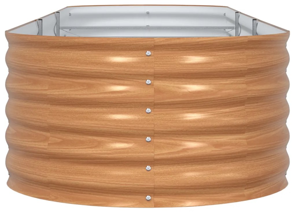 Kerti magaságyás Barna 320 x 80 x 44 cm Acél