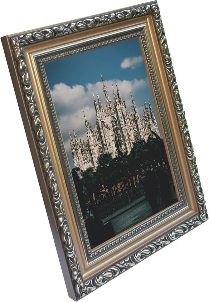 Milánó képkeret, arany, A4