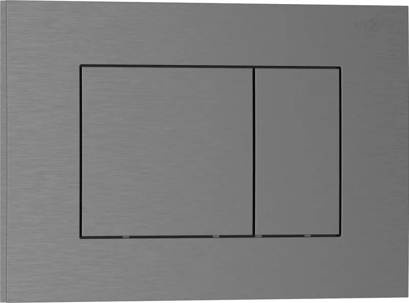 Mexen Tex 02 öblítő gomb, gun gray kefe - 6102-12