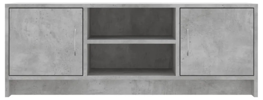 betonszürke szerelt fa TV-szekrény 102x30x37,5 cm