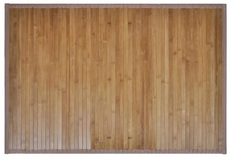 Bambusz fürdőszoba szőnyeg 60 x 90 barna